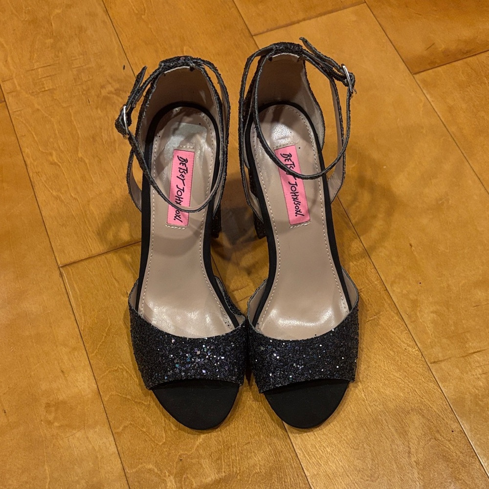 Betsey Johnson sparkly heels
